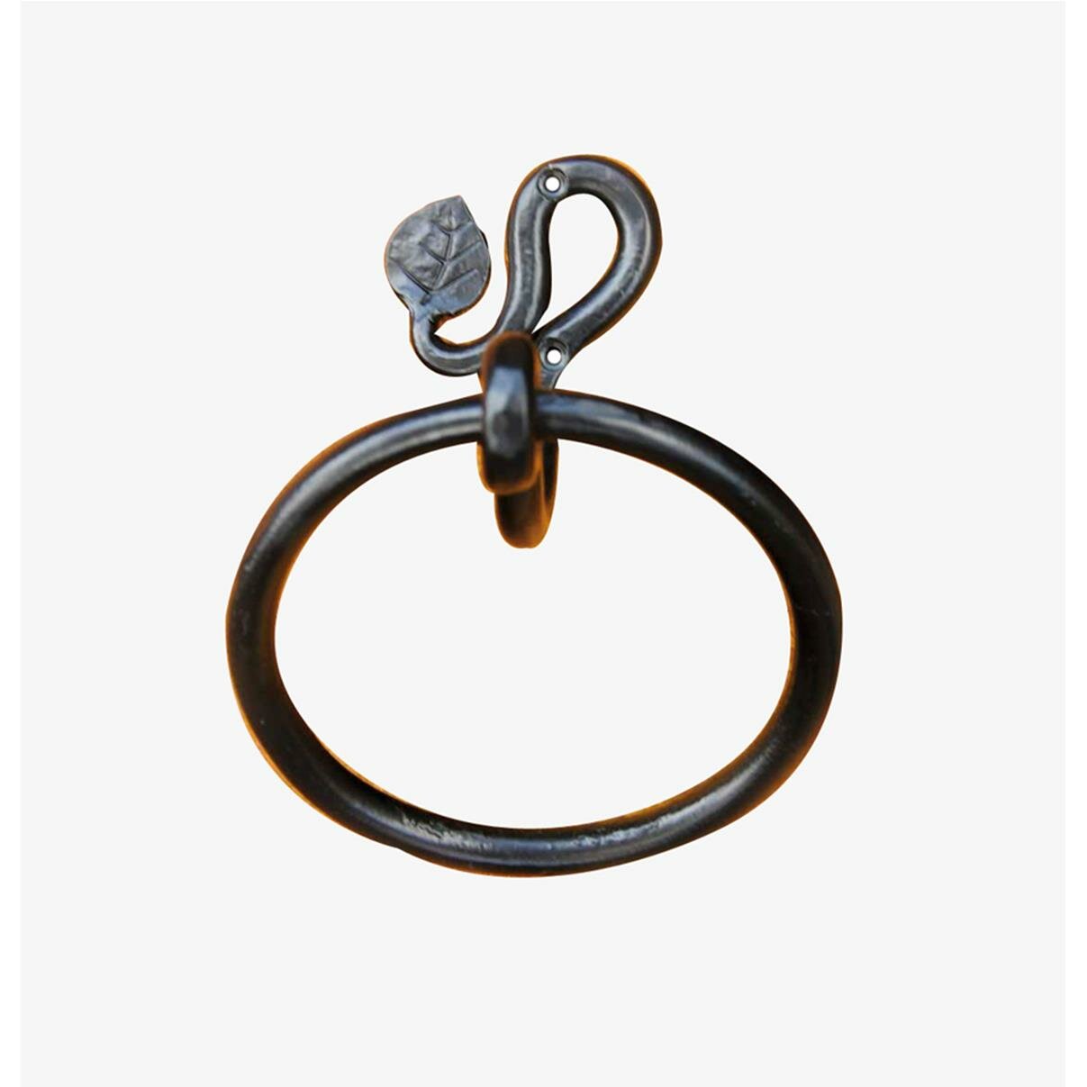 Hand Forged Wrought Iron Towel Ring