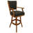 Swivel Wood Extra Tall Bar Stool 34" Seat - Grey-1296912931