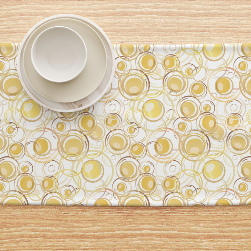 Rectangular Cotton Twill Table Runner, 72" x 16"