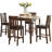 4 person Counter Height Dining Set Wood Dining Table Set