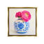 "Cadre fleuri et vase flottant rose" sur-605138005-605138003