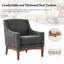 Fauteuil Arshanti avec pieds en bois massif-76353533