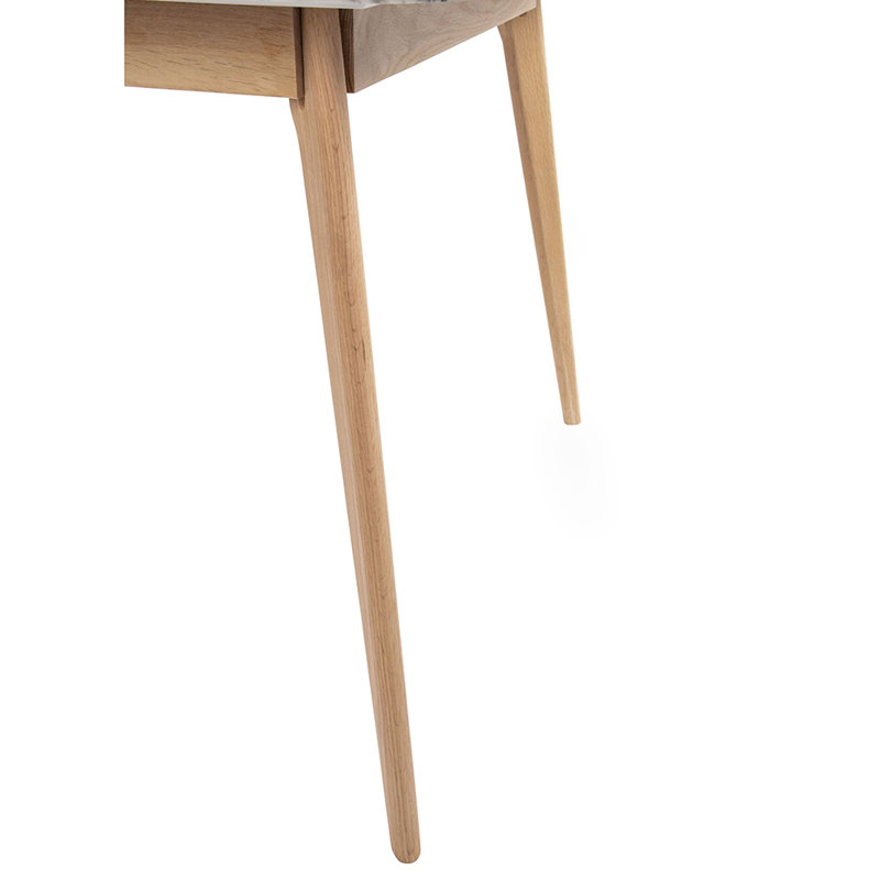 Table de salle à manger Crist Klima, Chêne, H 29,5 po x L 31,5 po x l 31,5 po
