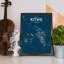 Kitwe City Map - No Frame Print-648197856