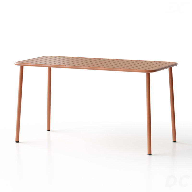 Table de salle à manger d'extérieur (rouge) Sella