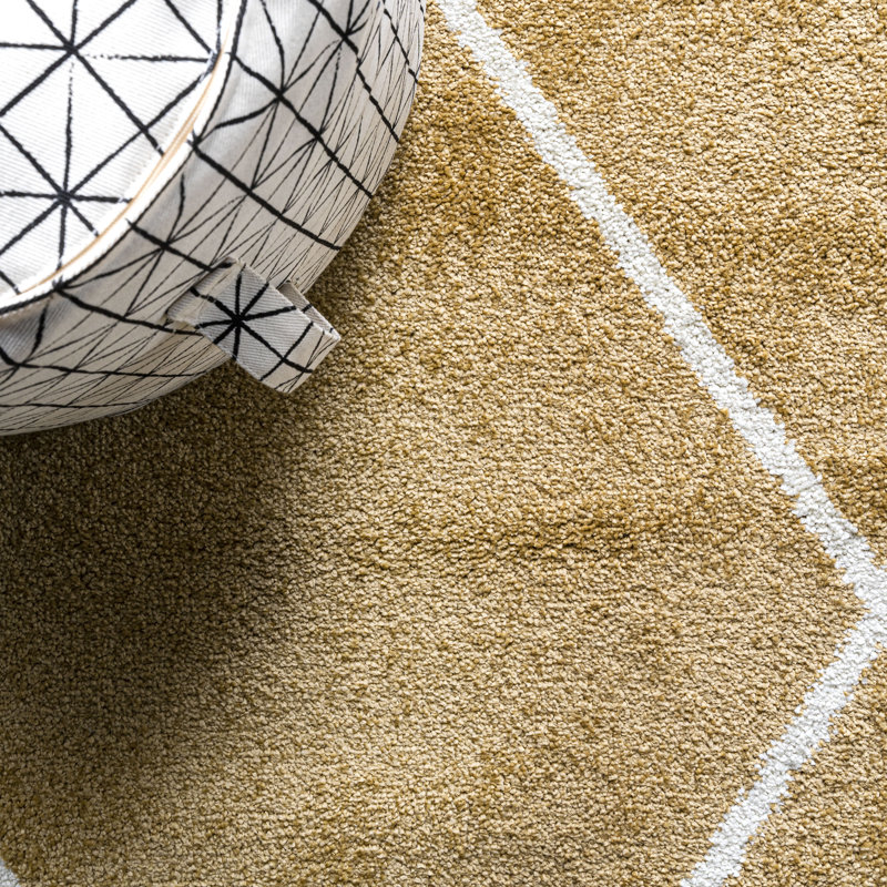 Tapis or / blanc Cole, Rectangle 4pi x 6 pi