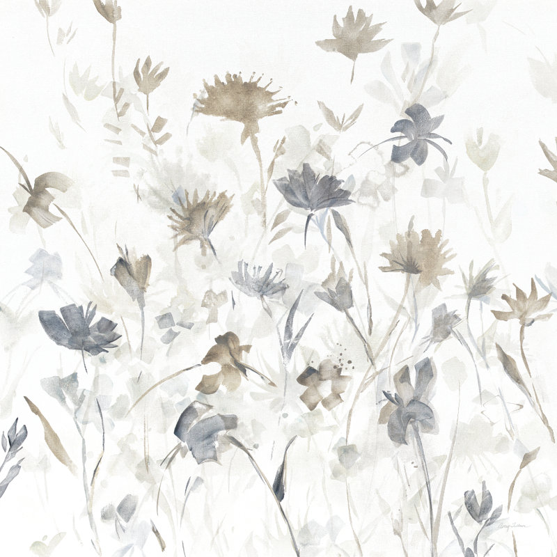 Garden Shadows III sur fond blanc, H 36 po x l 36 po x P 1,25 po