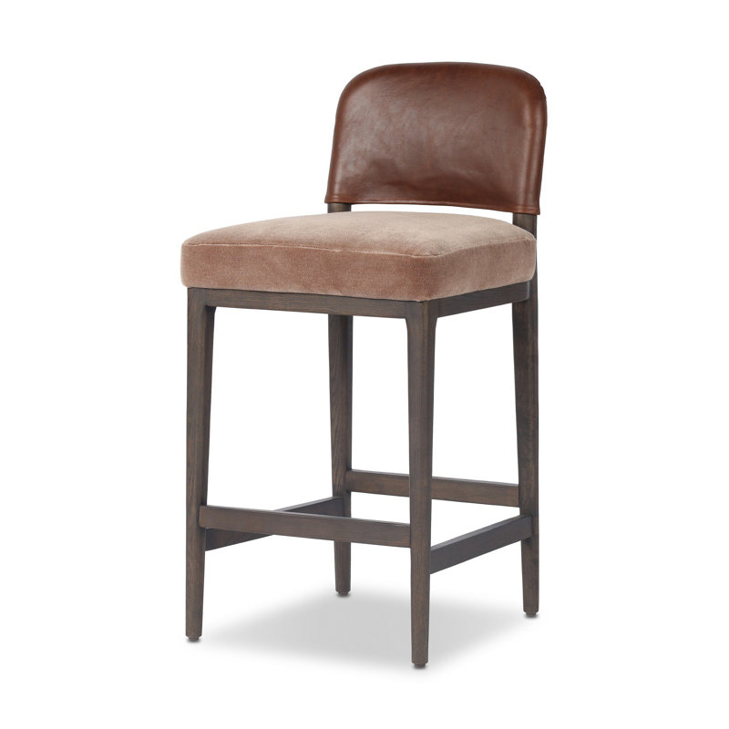 Ryver Stool-Dulane Mahogany-Counter, Dulane Mahogany