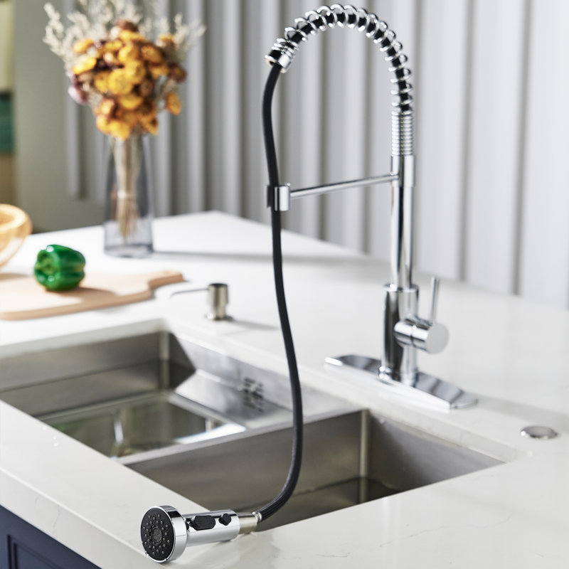 Blue Elephant Pull Down Kitchen Faucet, Chrome