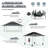 Pop Up Canopies 13 Ft. W x 13 Ft. D Steel Outdoor Straight Leg Canopy-125965873