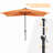 Dorbad 78'' Rectangular Lighted Tilt Market Umbrella-301348986