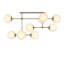 Armstrong Small Linear Chandelier-Black Gunmetal-2144621673-2144621674