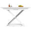 Extendable Metal Base Dining Table