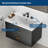 30" Wall-Mounted Bathroom Vanity with Sink, Floating Storage Cabinet with 2 Drawers, Space-Saving Design-125063165