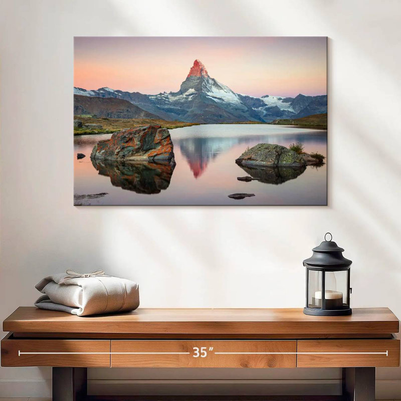 Alvord Matterhorn Lake Reflection, H 32 po x l 48 po