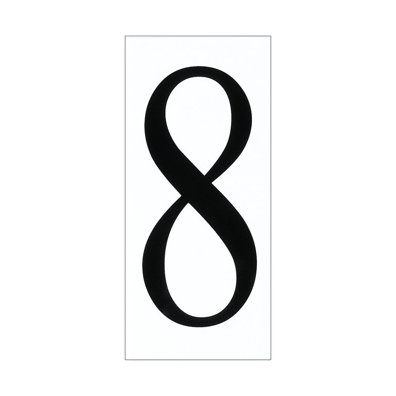 Carreau de numéro de lettre Brookwood, 8
