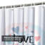 Rideau de douche avec 12 crochets Love Love's Day-506991073