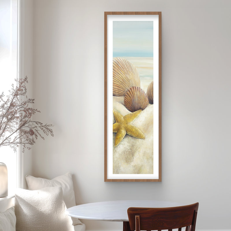 Étoile de mer et coquillages - décor de salle de bain contemporain