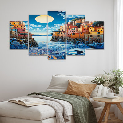 Roundtree - River Wall Art For Living Room 5 Piece