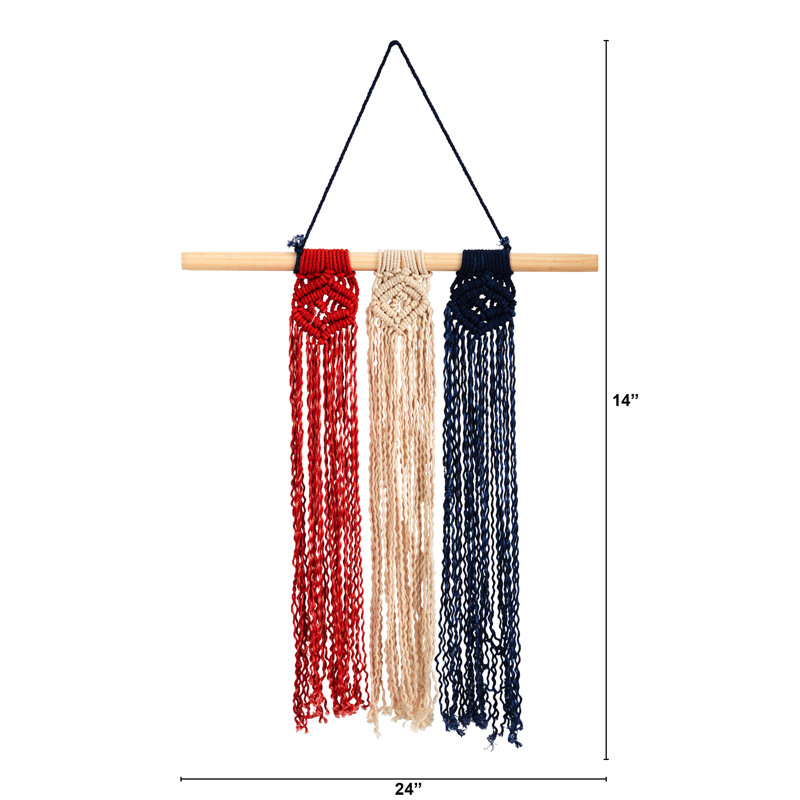 Macrame Knotting Wall Hanging
