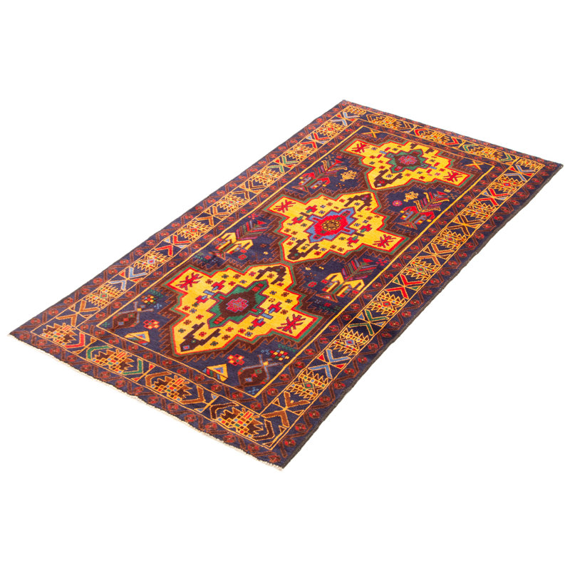 Tapis rectangulaire unique de 3 pi 6 po x 6 pi 6 po Altina