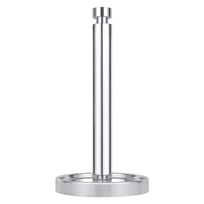  Countertop Paper Towel Holder - Steady and Easy Tear - Fits All Paper Towel Rolls - Chrome