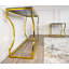 Antaeus 120cm Glass Top Console Table