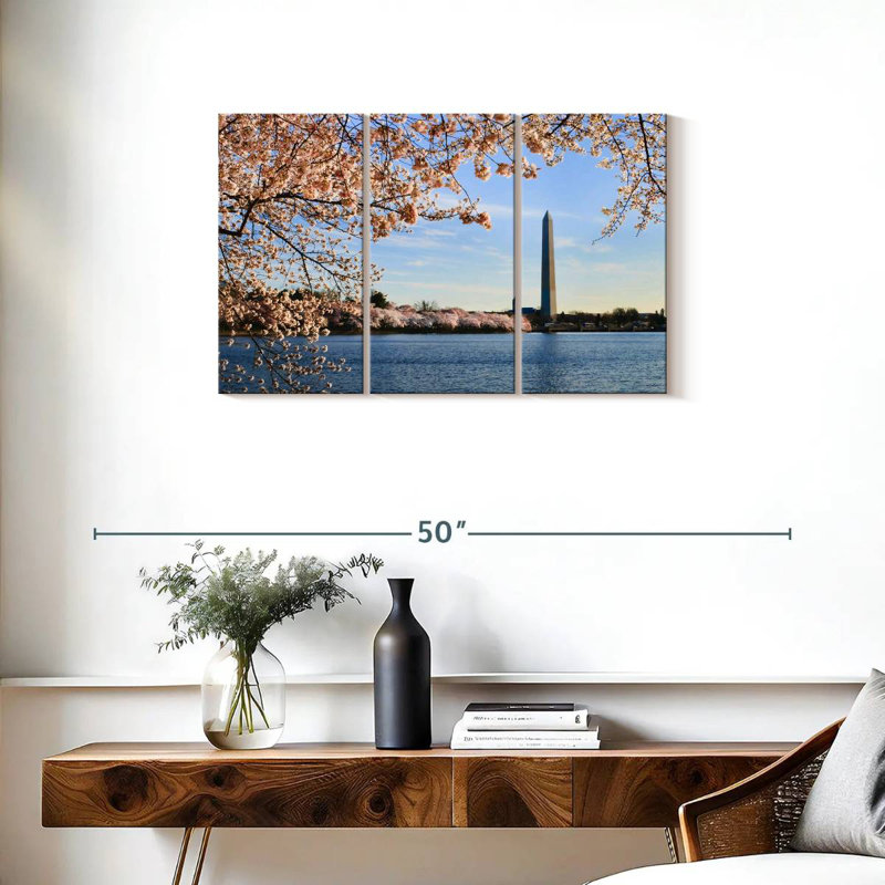Lilie Cherry Trees In Washington, 20" H x 33" W