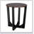 Acacia Solid Wood Side Table With Circular Top And Minimalist Base For Modern Interiors And Outdoor Use