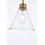 Luminaire suspendu conique à 1 lumière Okelly-1350956796