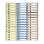 Rangement de 31,5 po de largeur à 48 compartiments, organisateur de papier à lettres, trieur de courrier sur pied autoportant et support à dossiers capacité de poids de 110,23 lb pour le bureau à domicile et la salle de classe-807583544