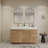 60" Double Bathroom Vanity Set with Drawers and Doors-70381297