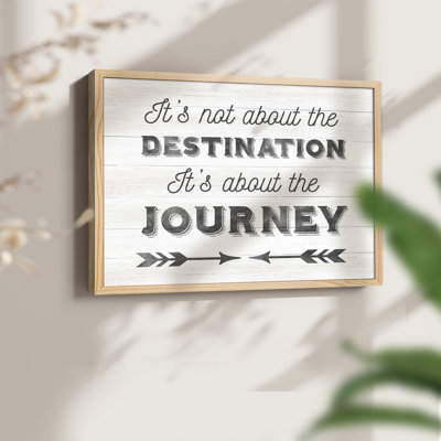 Destination -Framed Print - Restickable