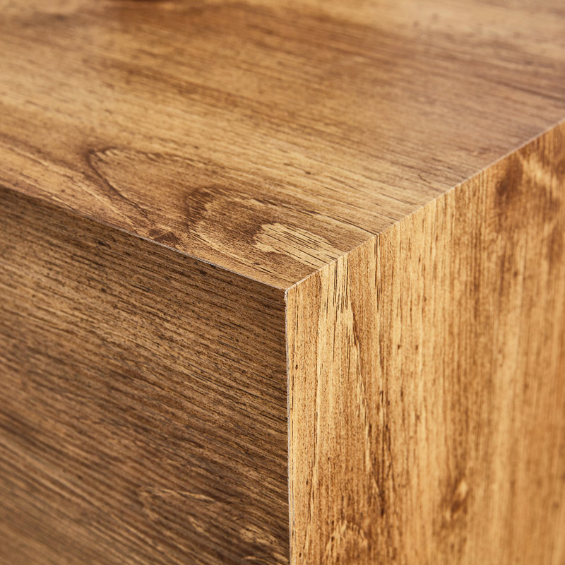 Texture MDF Coffee Table,End Table, Brown