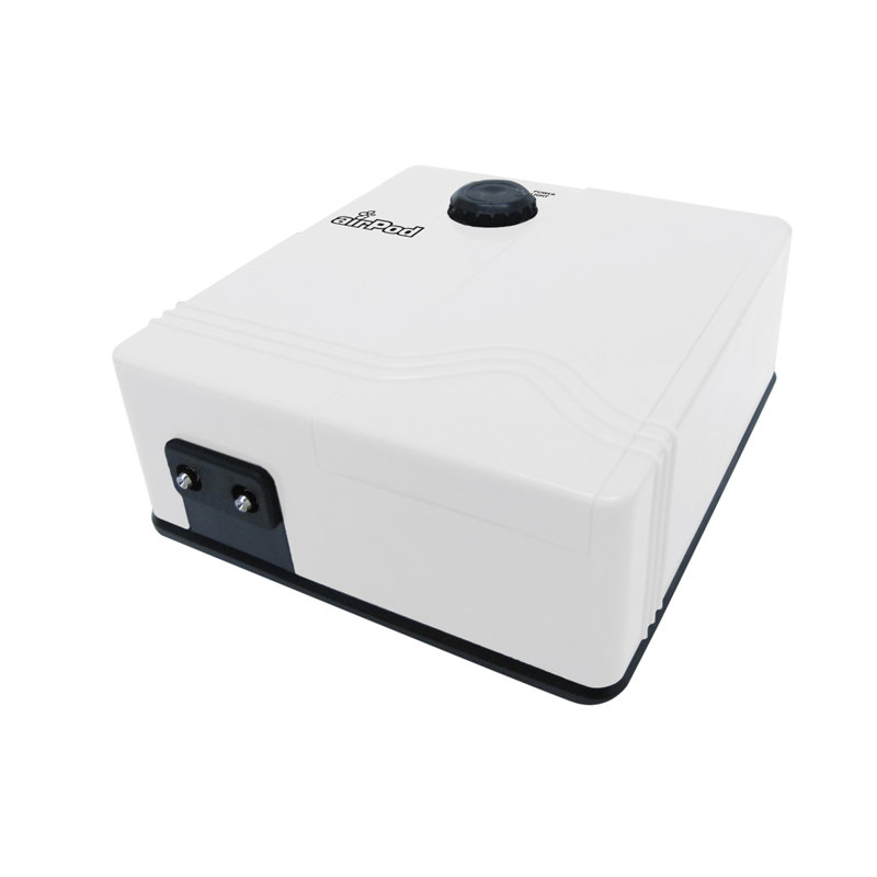 White Compact Battery Backup Aquarium Air Pump