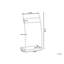 Alfani 44 cm L Freestanding Towel Stand