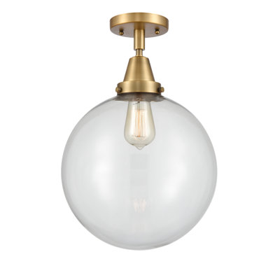 Alphonsa Glass Flush Mount