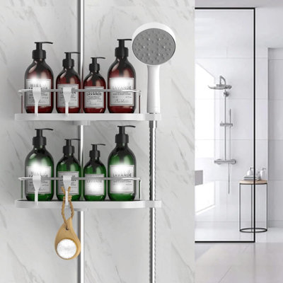 Fixed Plastic Shower Caddy
