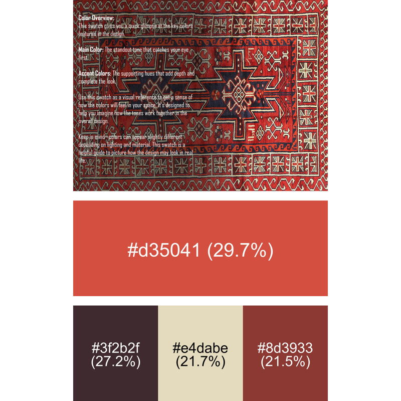 Southwestern Indoor Rug, Rectangle 2' x 4'