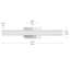 Luminaire de meuble-lavabo linéaire intégré en chrome poli à DEL 24 po Phase 6-127379899-130105092