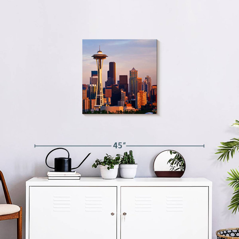 Nicci Seattle Center Space Needle, 20" H x 20" W
