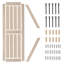 Porte de grange double 84 po avec quincaillerie 7 pi-106645899-106645897