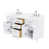 White Cultured Marble Counter