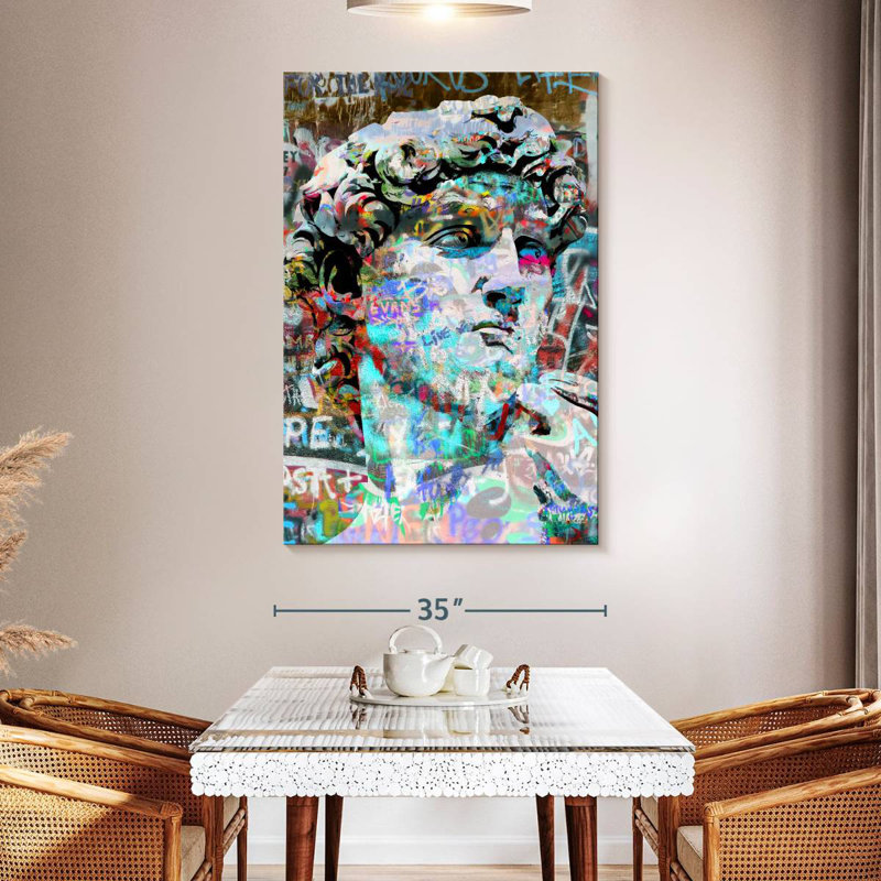 Leisha David Heavy Graffiti, 51" H x 34" W