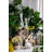 Terracotta Amphora Vase with Metallic Bronze and Natural Tan Finish