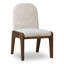 Chaise rembourrée Xolani Chenille Chinchilla et Impala