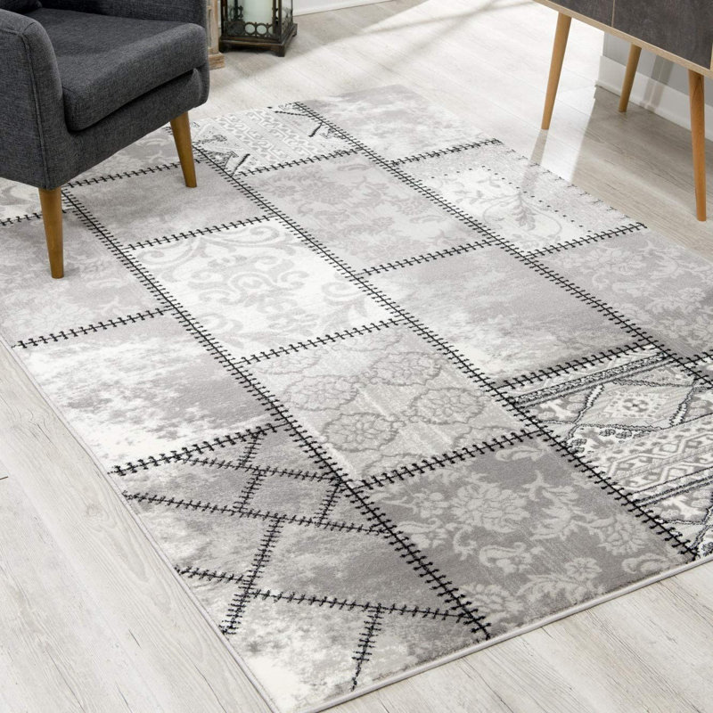 Abstract Indoor Rug, Runner 2' x 10'
