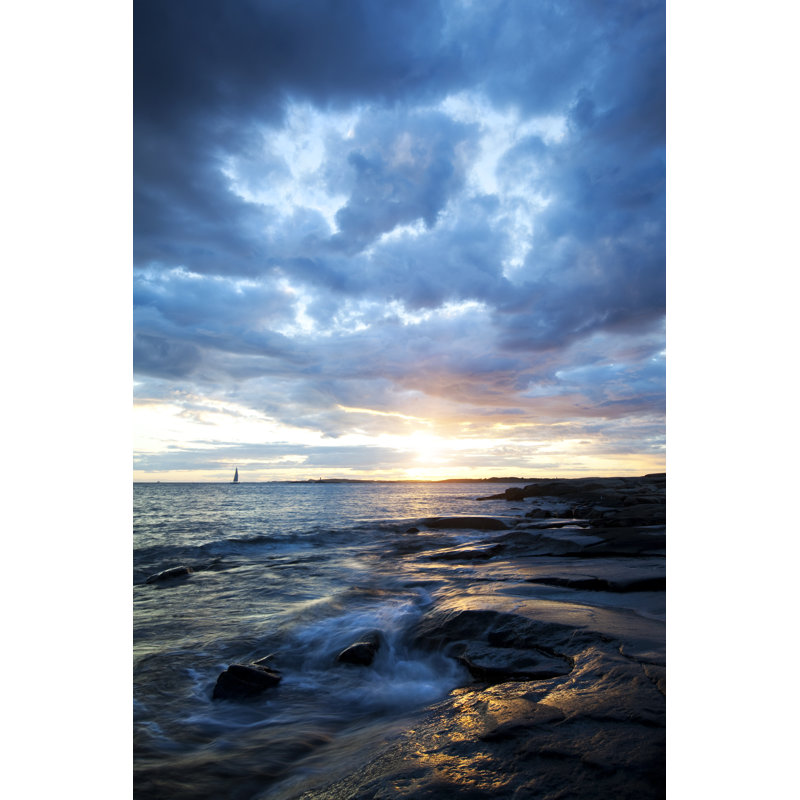 Dramatic Sunset by Ramberg, 36" H x 24" W