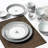 Bethzaida 56 Piece Porcelain China Dinnerware Set - Service for 6