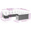 Vidaxl Garden Sofa Set Black And Cream White